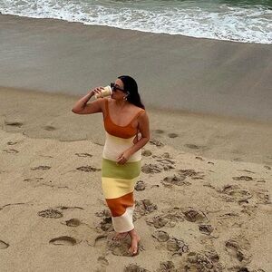 NWT Klesis Boutique Knit Striped Dress